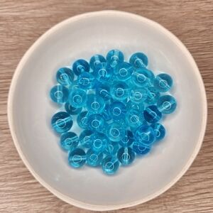 Blue Glass Beads 8mm 50 Beads #47